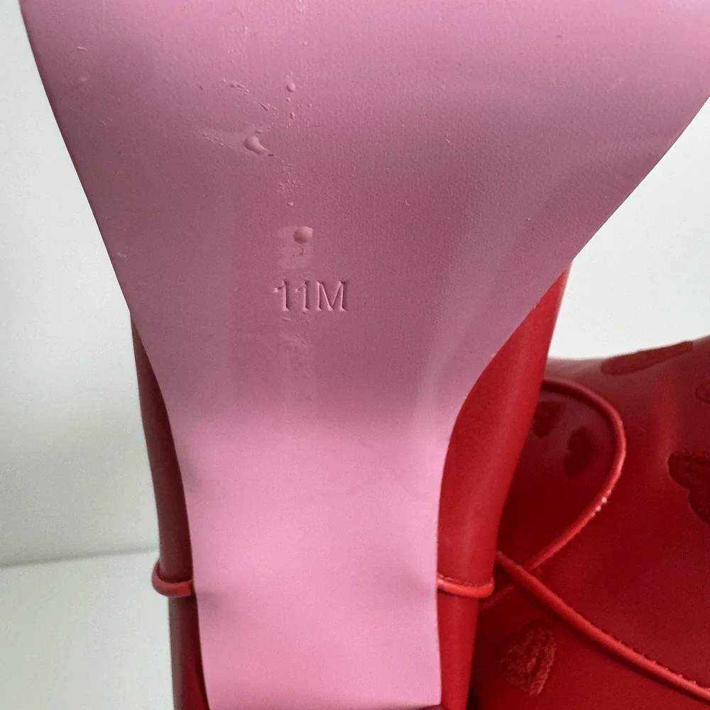 Sugar Thrillz Dolls Kill Follow The Sunset Cowboy Boots Womens 11 Red Platform